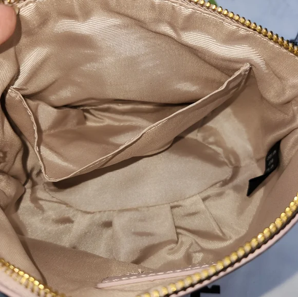 Antonio Melani Lavender Pebble Leather Clutch 8"W × 6"D NWT - Picture 7 of 12